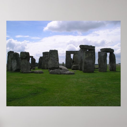 Poster Stonehenge (Devant)