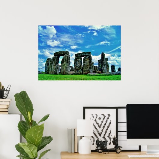 Poster Stonehenge (Bureau à domicile)