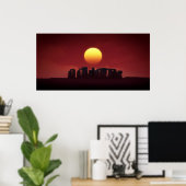 Poster Stonehenge (Bureau à domicile)