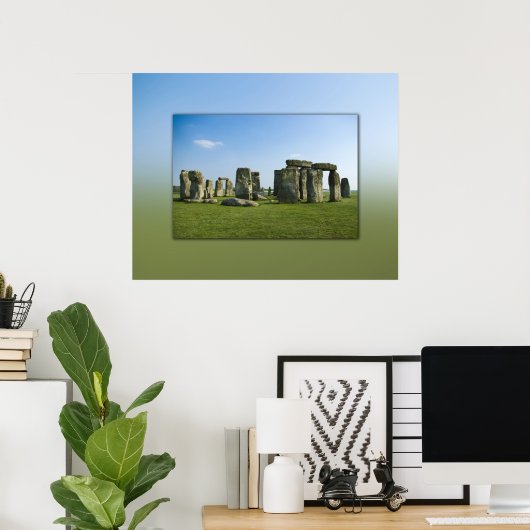 Poster Stonehenge (Bureau à domicile)