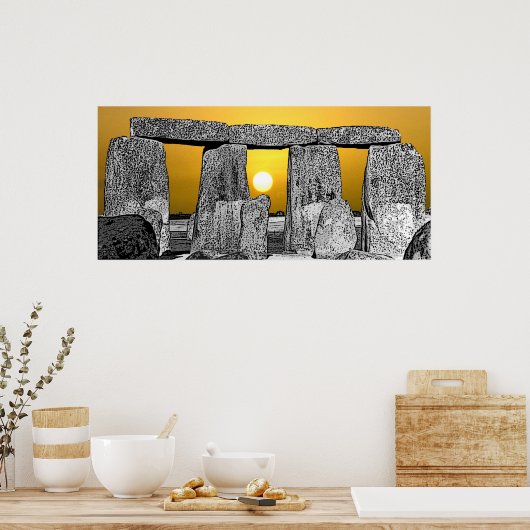 Poster Stonehenge (Cuisine)