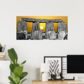 Poster Stonehenge (Bureau à domicile)