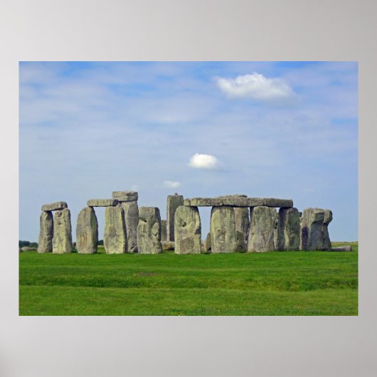 Poster Stonehenge, Angleterre (Devant)