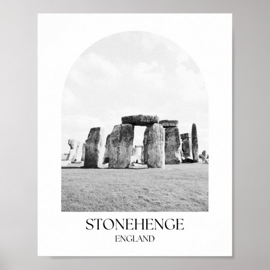 Poster Stonehenge Angleterre Arch Photo Imprimer (Devant)