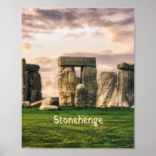 Poster Stonehenge Angleterre Royaume-Uni (Devant)