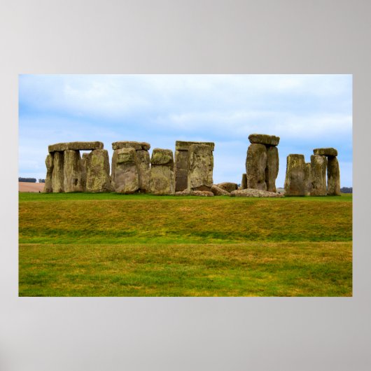 Poster Stonehenge Pittoresque, Angleterre (Devant)