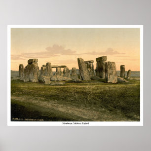 Poster Stonehenge, Salisbury, Angleterre