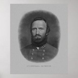 Poster Stonewall Général Jackson