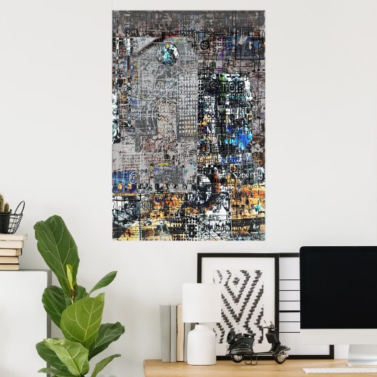 Poster "Stop" (Bureau à domicile)