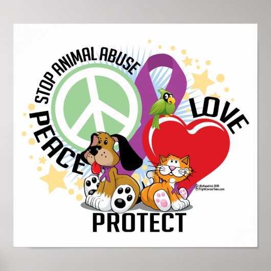 Poster Stop Animal Abuse PLP (Devant)