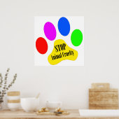 Poster Stop Animal Cruelty (Cuisine)