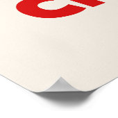 Poster Stop Animal Cruelty avec/ Empreinte de patt (Coin)