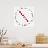Poster Stop Bullying-Outline by Shirley Taylor (Cuisine)