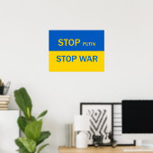 Poster Stop Putin, Stop War Poster! (Bureau à domicile)