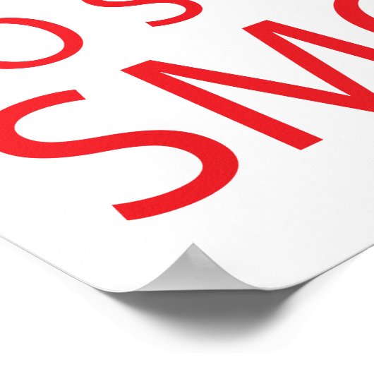 Poster Stop smoking (Coin)