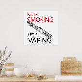 Poster Stop smoking (Cuisine)