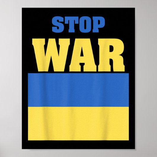 Poster Stop War (Devant)