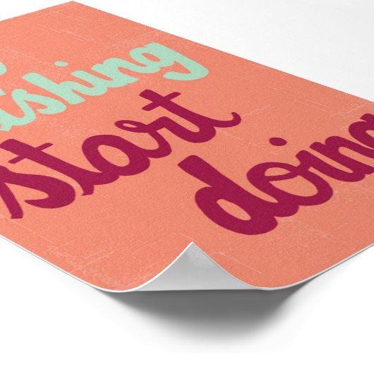 Poster Stop Wishing (Coin)