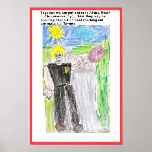 Poster stoppen met misbruik (Voorkant)