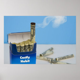 Poster stoppen met roken - dure habitat
