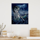 Poster Storm Chaser ART IMPRIMER sirène imaginaire gothiq (Cuisine)