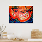 Poster Storm Dancer - Art haïtien - Art noir (Cuisine)