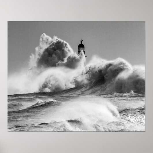 Poster Storm Seas at Roker Poster/Imprimer (Devant)
