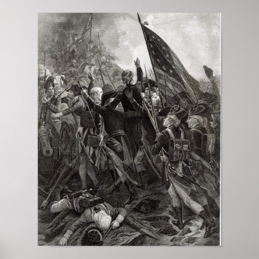 Poster Storming of Stony Point, juillet 1779 (Devant)