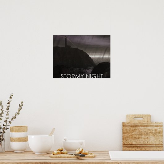 Poster Stormy Night (Cuisine)