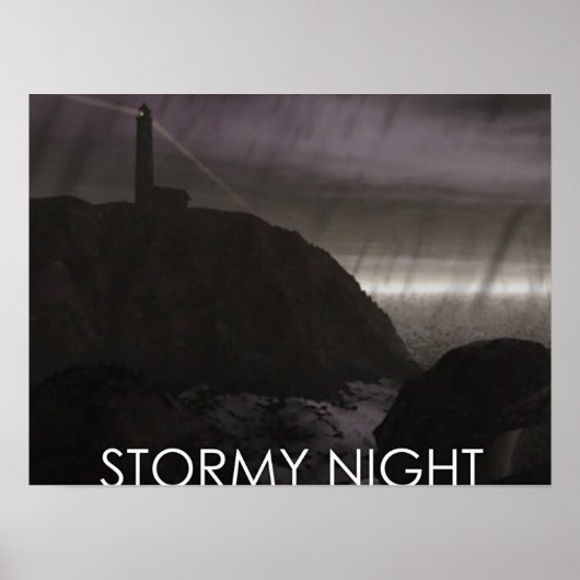 Poster Stormy Night (Devant)