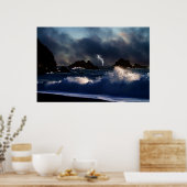 Poster Stormy Zeeen (Keuken)