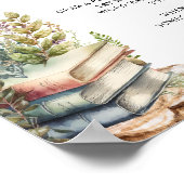 Poster Storybook Baby shower Ne pas dire jeu de bébé (Coin)