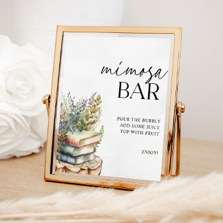 Poster Storybook Douche Mimosa Bar