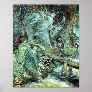 Poster Storybook Ladies Vintage