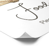 Poster Storybook Nouveau chapitre commence Baby shower no (Coin)