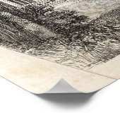 Poster Stowe - Le front du jardin (Coin)