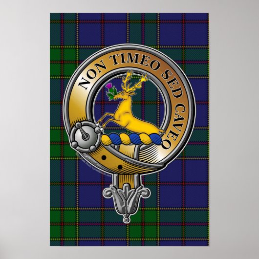 Poster Strachan Tartan & Badge (Devant)