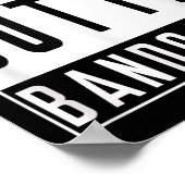 Poster Straight Outta Band Camp Funny Marching Band Tee  (Coin)