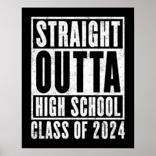 Poster Straight Outta High School 2024 (en détresse)