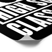 Poster Straight Outta High School Class de 2025 (Coin)