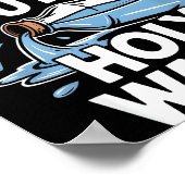 Poster Straight Outta Holy Water Christian Faith Funny Je (Coin)