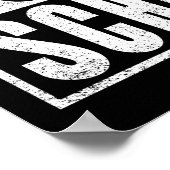 Poster Straight Outta School (Version en état de détresse (Coin)