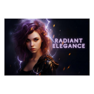 Poster Stralende Elegantie Perfect Poster