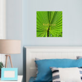 Poster - stralende palmschijfjes (Insitu (Slaapkamer))