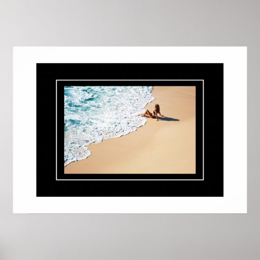 Poster strand scène (Voorkant)