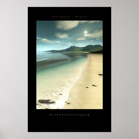 Poster Strandspaziergang (Devant)