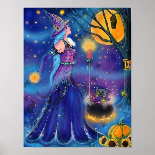 Poster Strange Brew sorcière de Renee Lavoie (Devant)