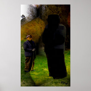 Poster strange encounter in woods