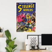 Poster Strange Worlds #18 (1954) (Bureau à domicile)