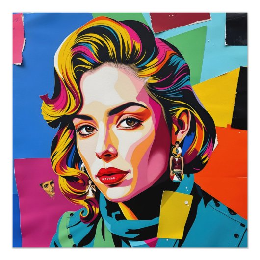 Poster "Strasha" - Gloss Pop Collage Dream (Devant)